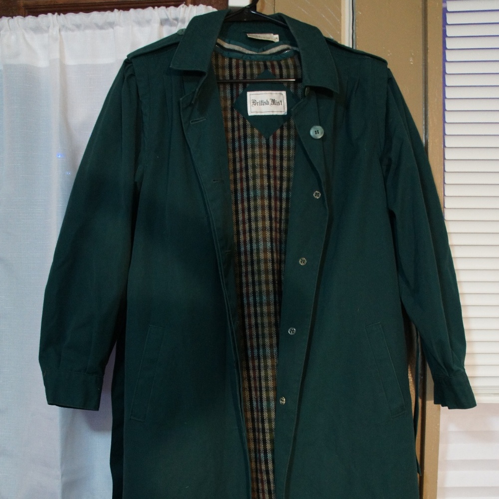 British mist trench coat